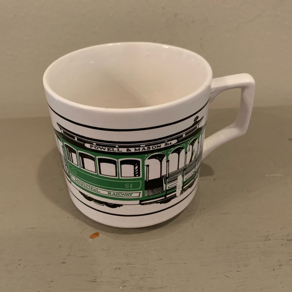 Vintage San Francisco Cable Car Coffee Mug